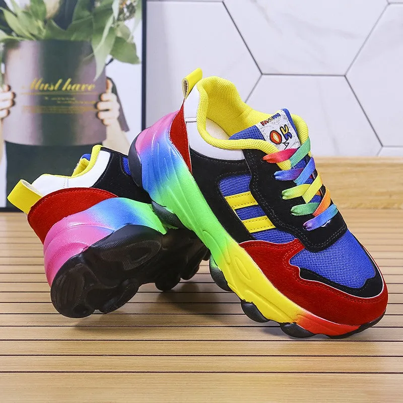 New Outdoor Tênis Feminino Colorful Comfort Shoes