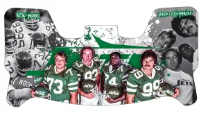 New York Sack Exchange Custom Visor for Any Full Size Riddell Helmet (Universal Fit)