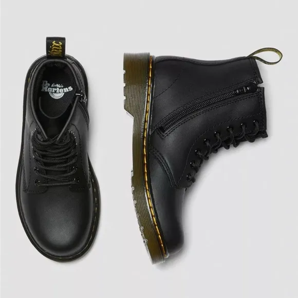🔥NEW🔥DR MARTENS JUNIOR 1460 SOFTY T LEATHER LACE UP BOOTS Size Youth 3 nwot