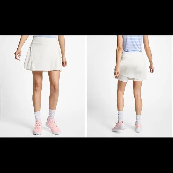Nike Dri Fit white golf/tennis pleated skirt L