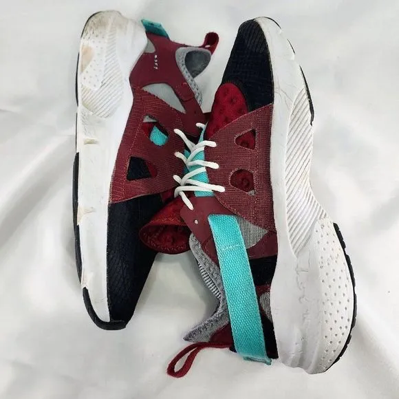 Nike Huarache Maroon Teal Shoes‎ Team Red Low Top Rare BQ5102-600 Men's Size 11