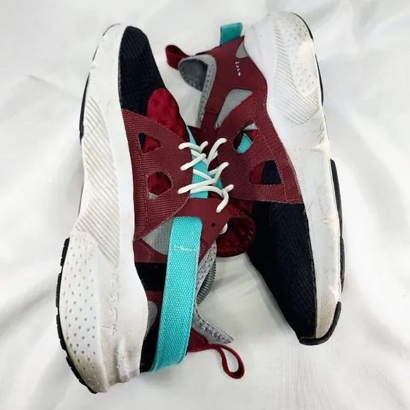Nike Huarache Maroon Teal Shoes‎ Team Red Low Top Rare BQ5102-600 Men's Size 11