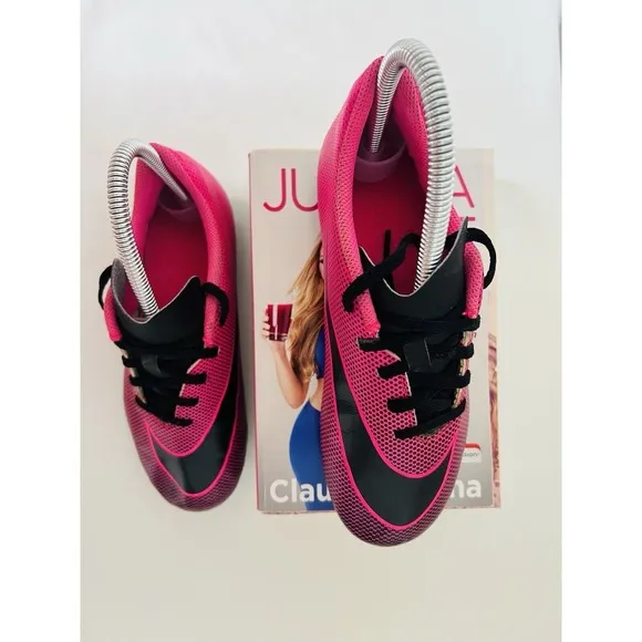 Nike Jr Bravata II FG Soccer Cleat 844442-600 Pink Blast, Black, Kids Size 3.5Y