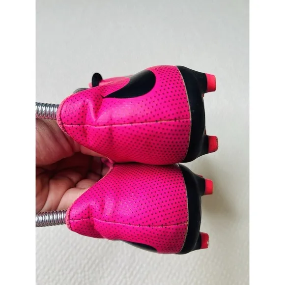 Nike Jr Bravata II FG Soccer Cleat 844442-600 Pink Blast, Black, Kids Size 3.5Y