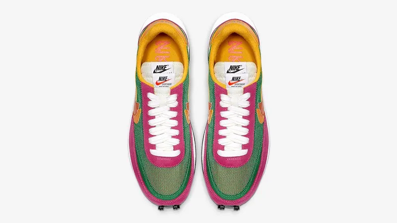 Nike LDWaffle x Sacai Green Pink