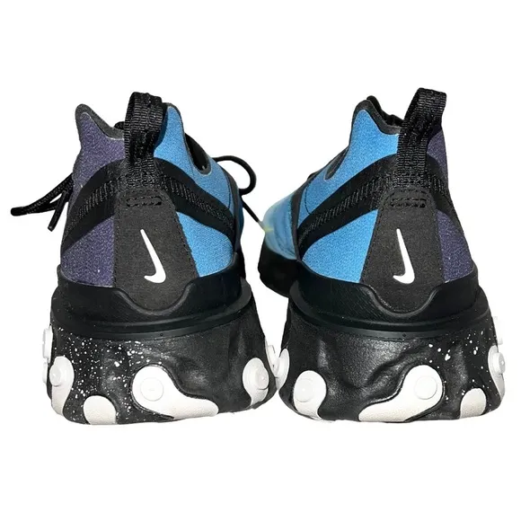 Nike React Element 55 Day And Night Shoes Men’s Size 13 Purple Blue Black