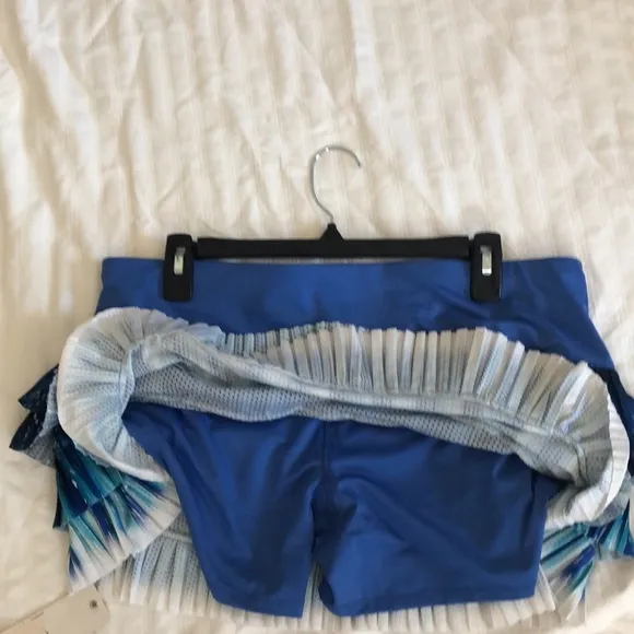 NWT, Blue, Lucky in Love X-Large Tennis Skirt