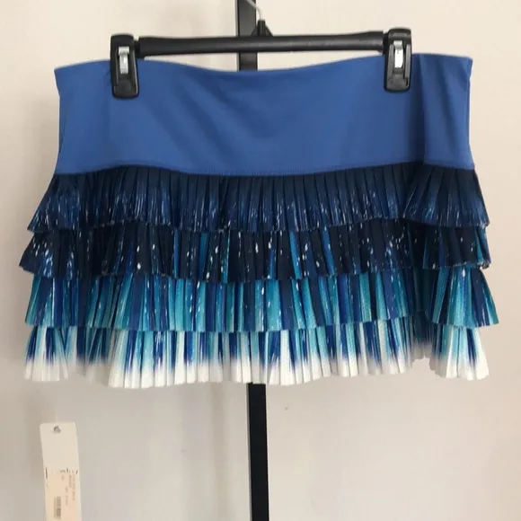 NWT, Blue, Lucky in Love X-Large Tennis Skirt
