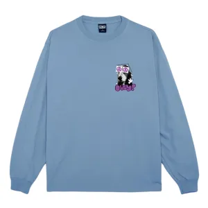 Obey Peace Eyes Heavy Weight Longsleeve Box Fit T-Shirt - Hydrangea