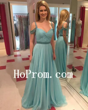 Off Shoulder Prom Dresses,Straps Prom Dress,Green Evening Dress