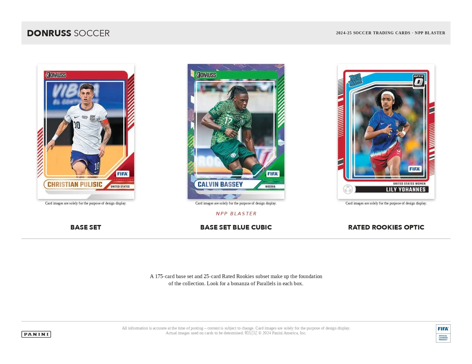 Panini Donruss Soccer 2024/25 - Blaster Box