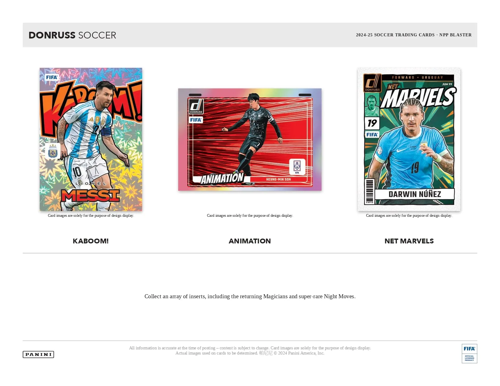 Panini Donruss Soccer 2024/25 - Blaster Box