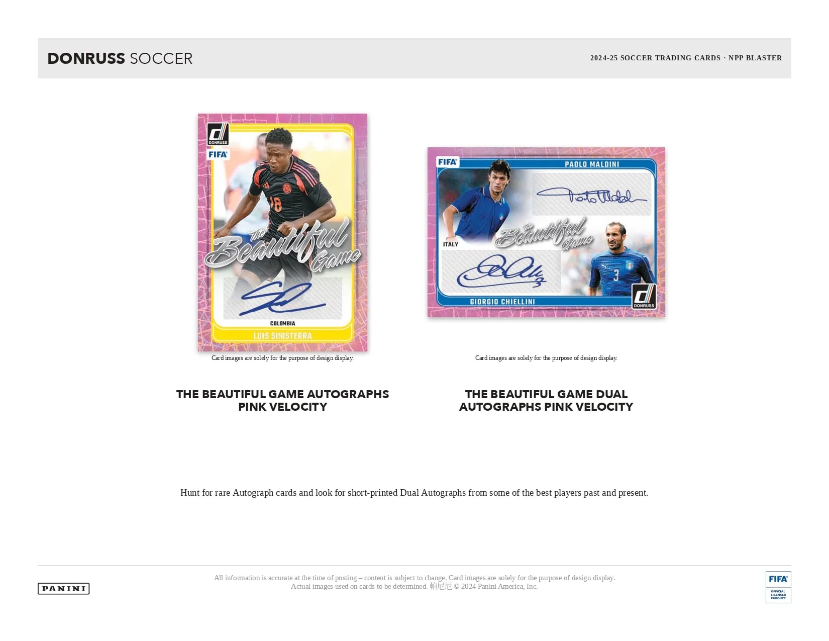 Panini Donruss Soccer 2024/25 - Blaster Box