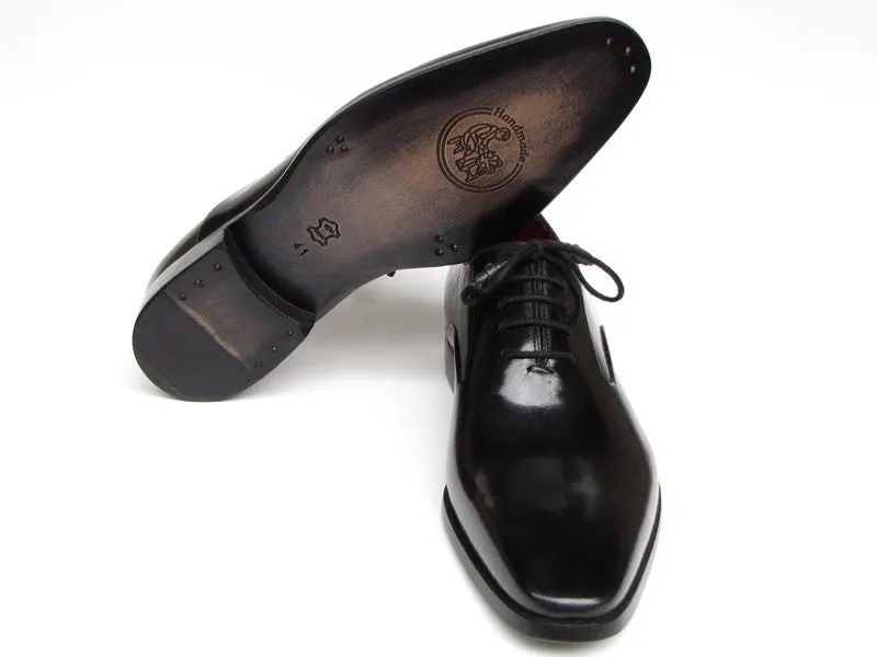 Paul Parkman Men's Leather Oxfords in Black