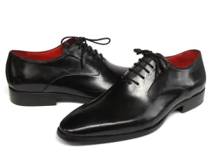 Paul Parkman Men's Leather Oxfords in Black