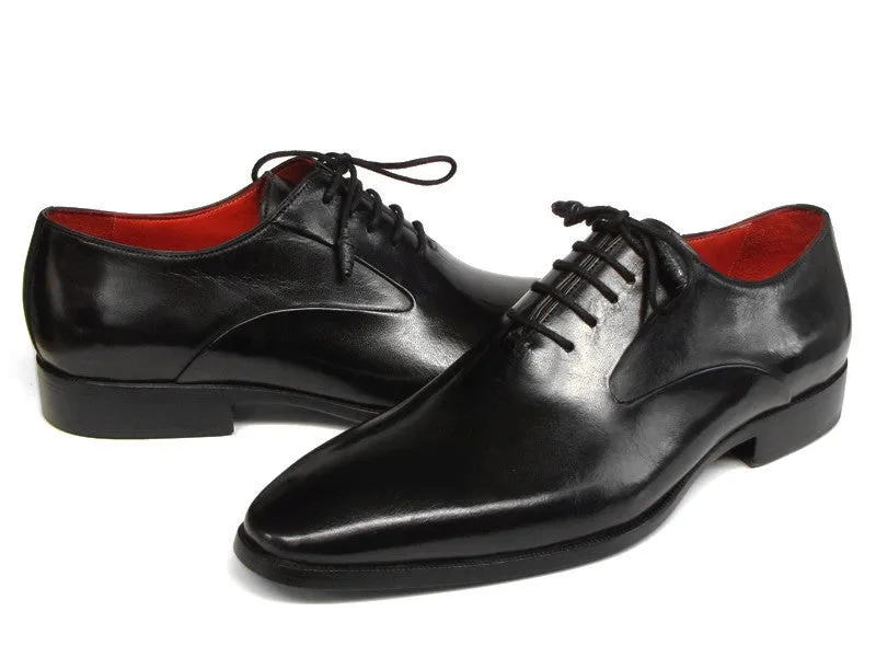 Paul Parkman Men's Leather Oxfords in Black