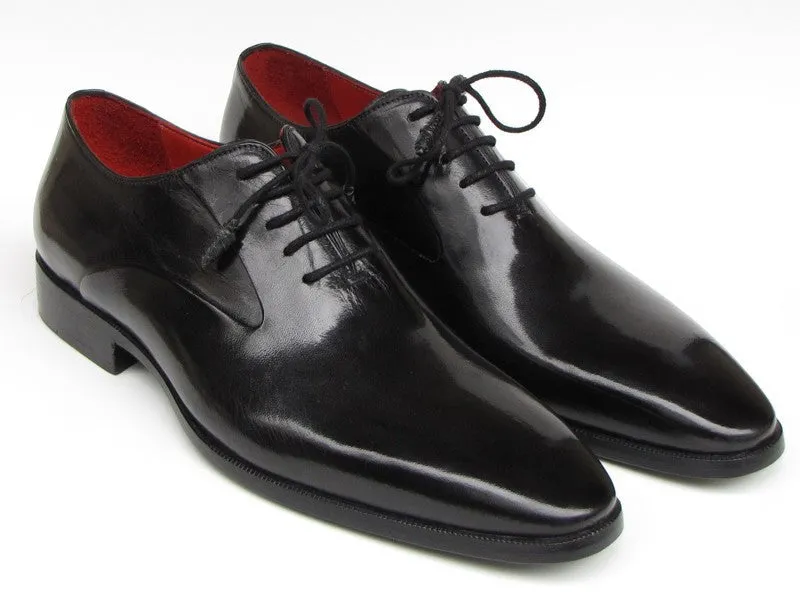 Paul Parkman Men's Leather Oxfords in Black