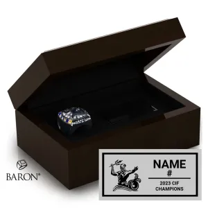 Preuss High School Boys Soccer Championship Ring Box
