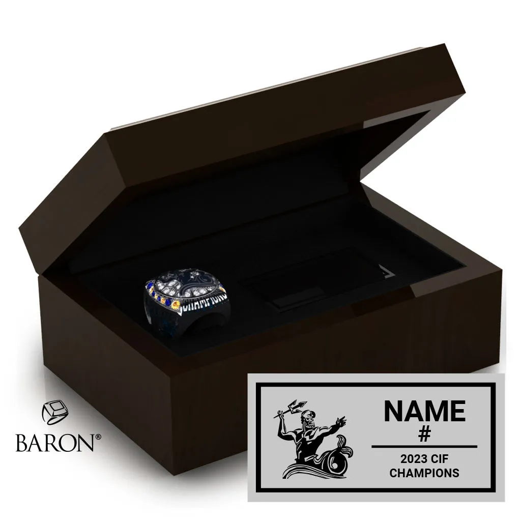 Preuss High School Boys Soccer Championship Ring Box