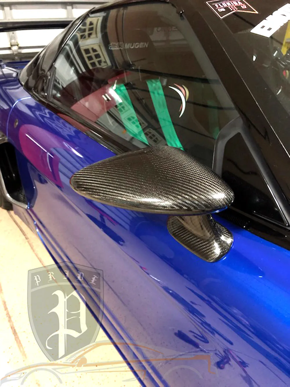 PRIDE NSX Mirrors - Aero Carbon