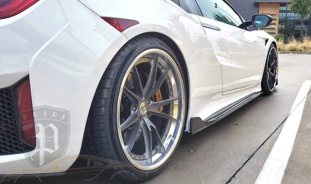 PRIDE NSX Side Skirts - Carbon 2017 