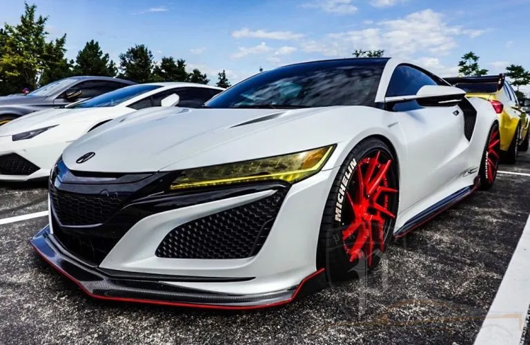 PRIDE NSX Side Skirts - Carbon 2017 