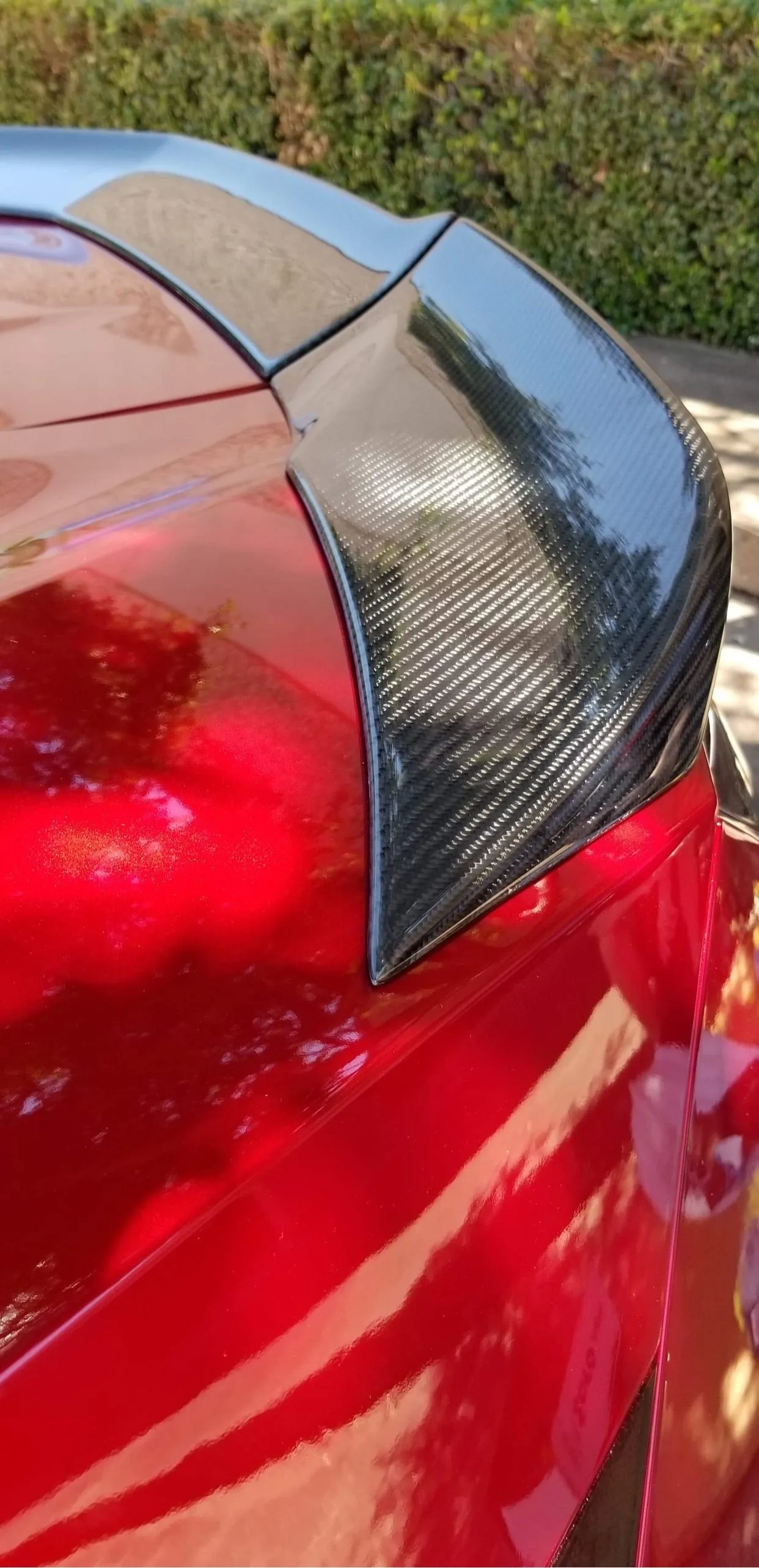 PRIDE NSX Spoiler - Carbon 3 Piece - 2017 