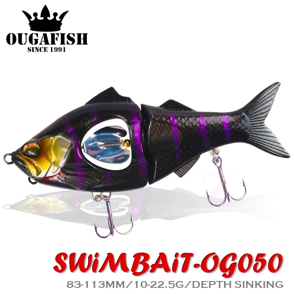 Propeller Glider Fishing Lures Sinking 10g 22.5g Metal Belly Blade Swimbait