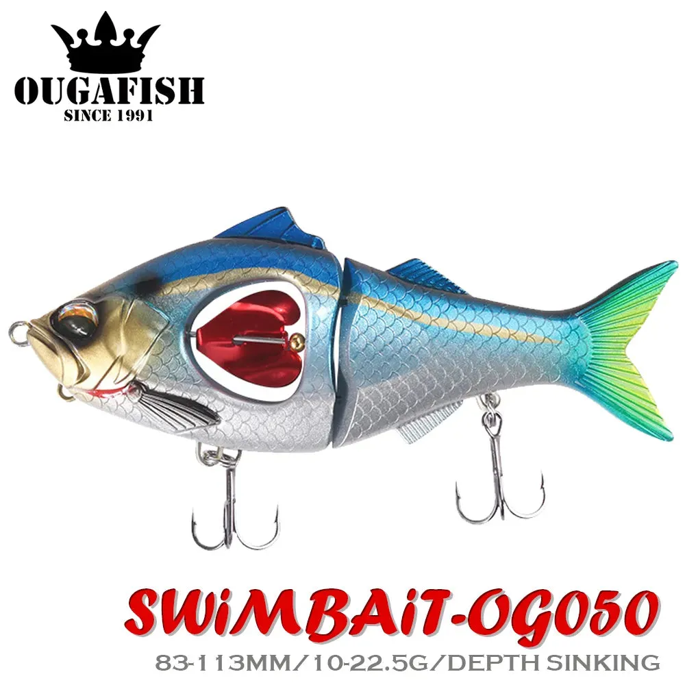 Propeller Glider Fishing Lures Sinking 10g 22.5g Metal Belly Blade Swimbait