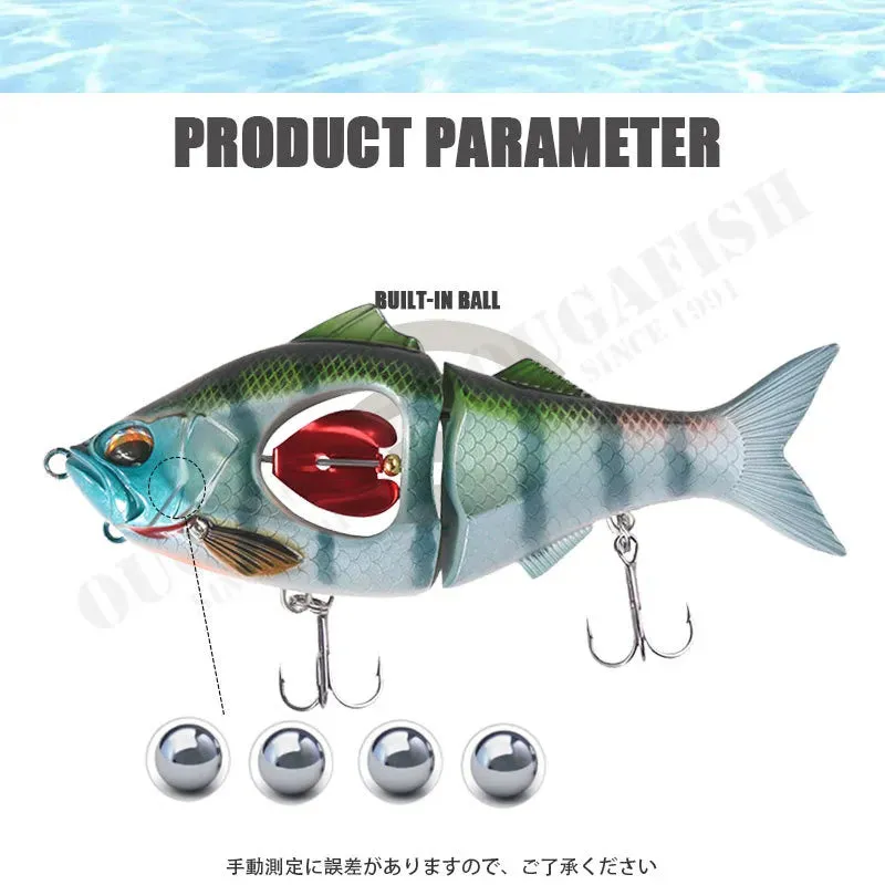 Propeller Glider Fishing Lures Sinking 10g 22.5g Metal Belly Blade Swimbait
