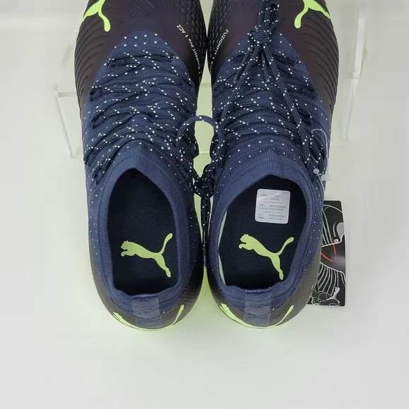 PUMA FUTURE Z 2.4 FG/AG Soccer Cleats Kids Size 4.5C Navy Green 107010-01 New