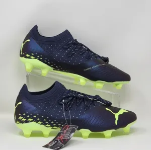 PUMA FUTURE Z 2.4 FG/AG Soccer Cleats Kids Size 4.5C Navy Green 107010-01 New