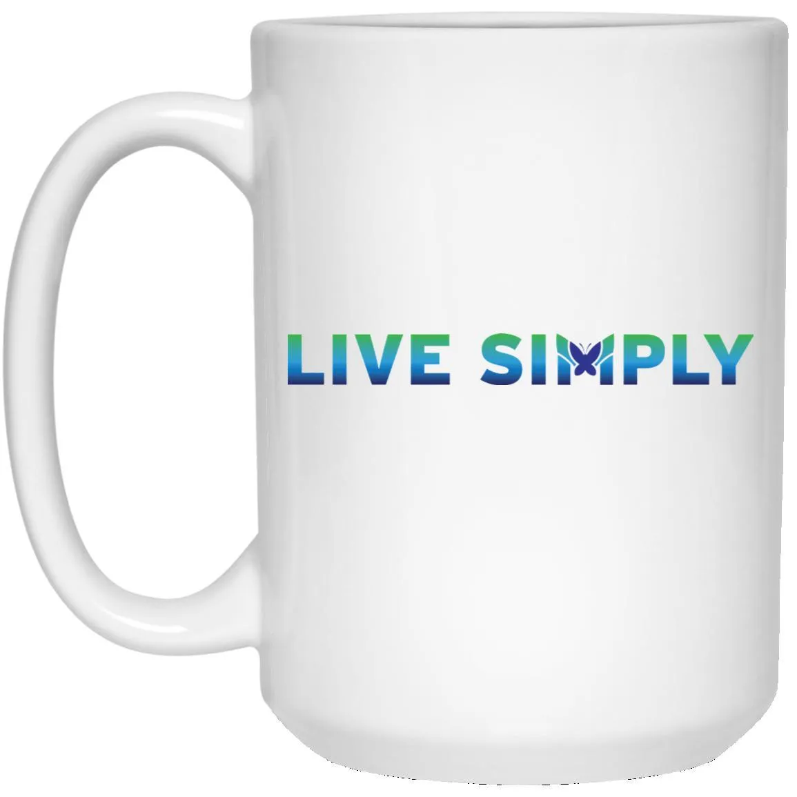 "Live Simply" Colorful Mug