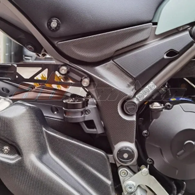 Radiator Side Cover Carbon Fiber For Ducati Multistrada 950 2017-2020 Full Carbon Fiber 100%