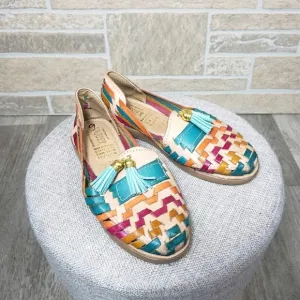 RAGUER Handmade Mexican Leather Girls Huaraches