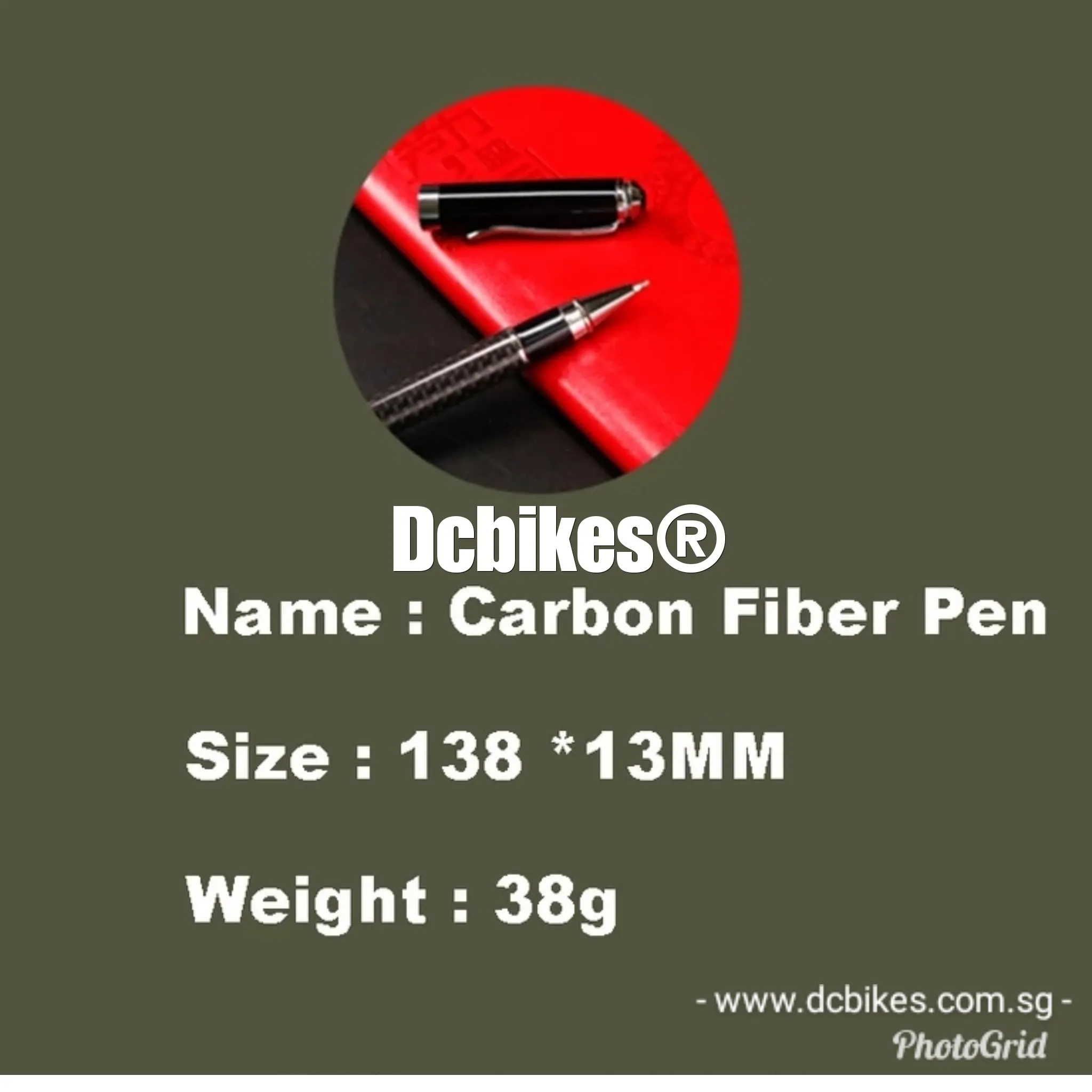Real Carbon Fiber Race Pen