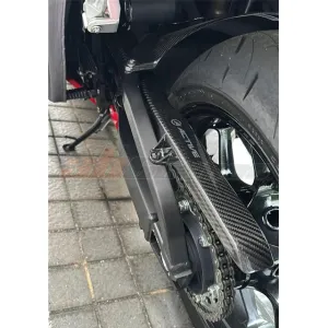 Rear Upper Chain Guard Mud Cover Fairing Cowl For Honda CBR600RR 2007 2019 Full Carbon Fiber 100%