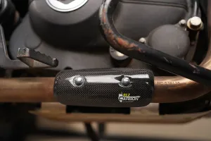 RLZ Carbon Fiber Exhaust Cat Pipe Guard for Royal Enfield Himalayan