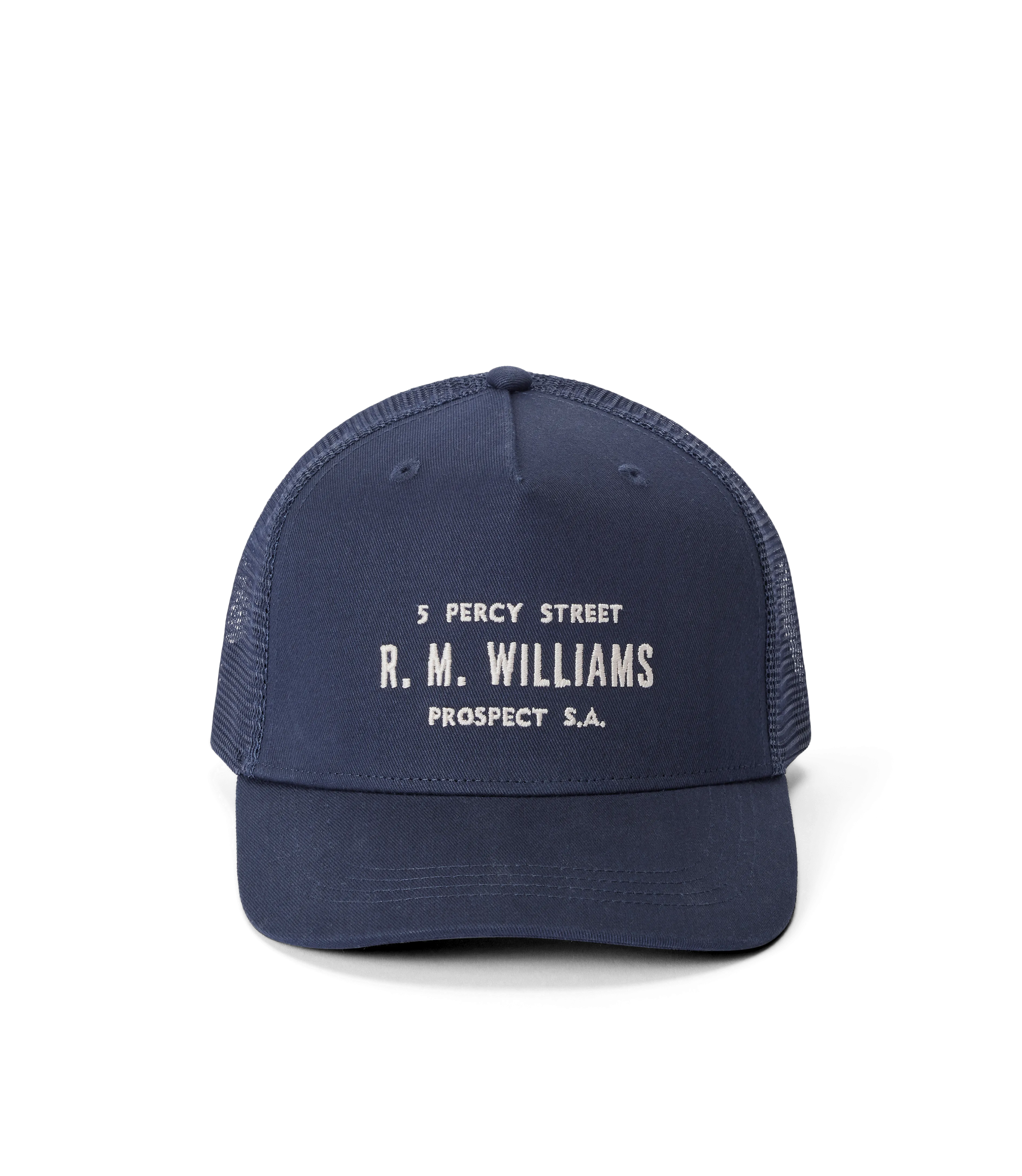R.M. Williams Stencil Trucker Cap - Navy
