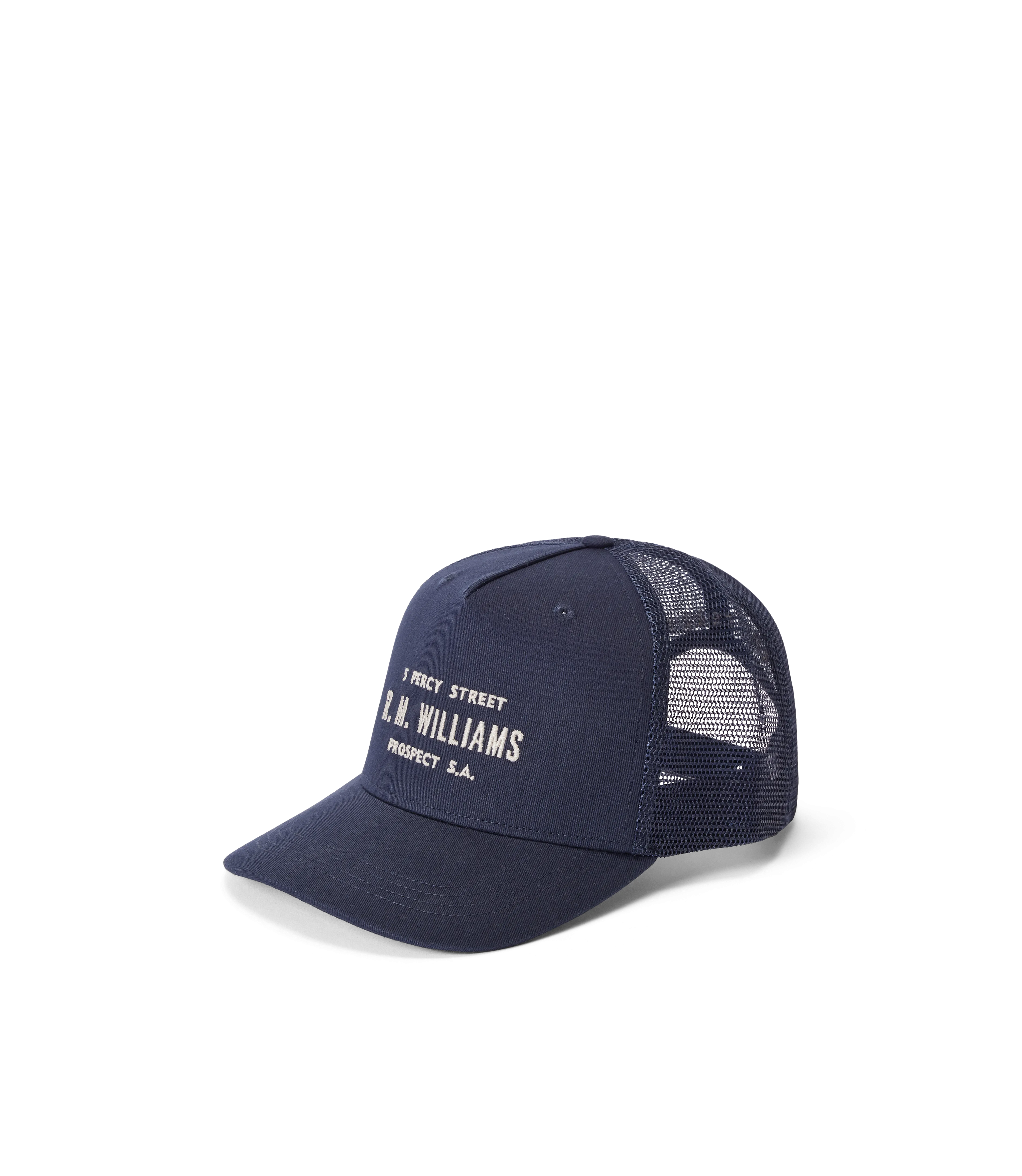 R.M. Williams Stencil Trucker Cap - Navy