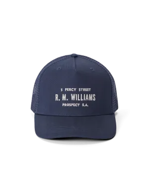 R.M. Williams Stencil Trucker Cap - Navy