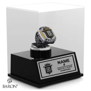 Servite High School Boys Soccer 2022 Championship Display Case
