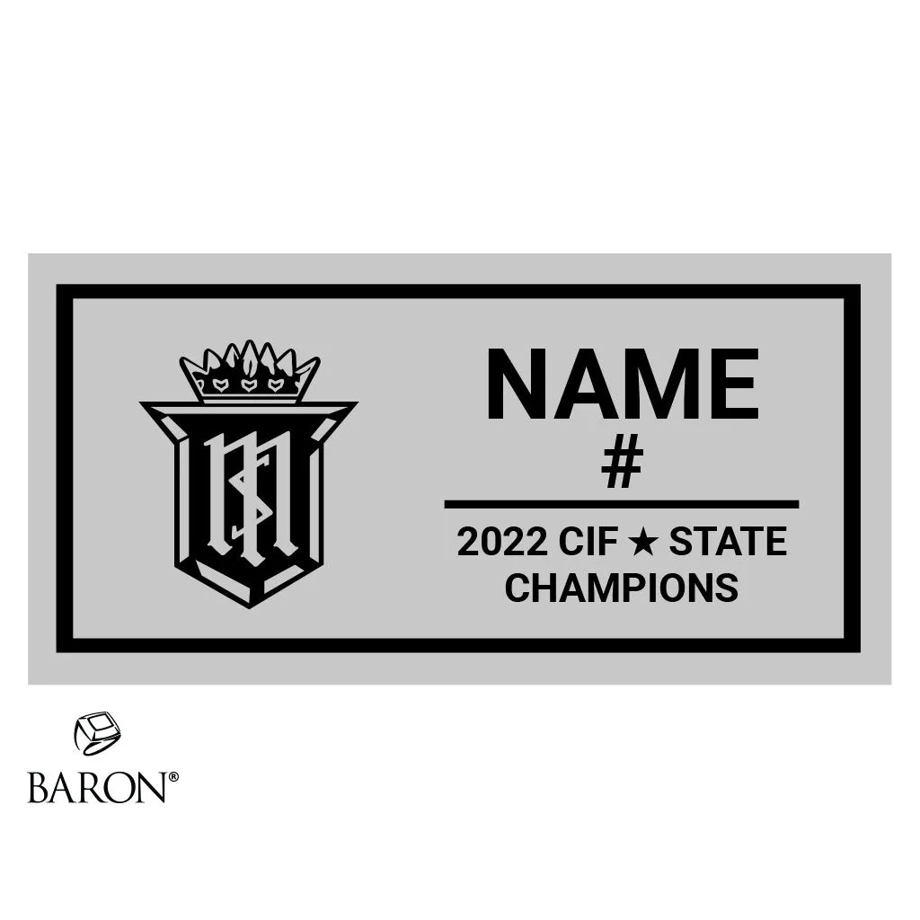 Servite High School Boys Soccer 2022 Championship Display Case