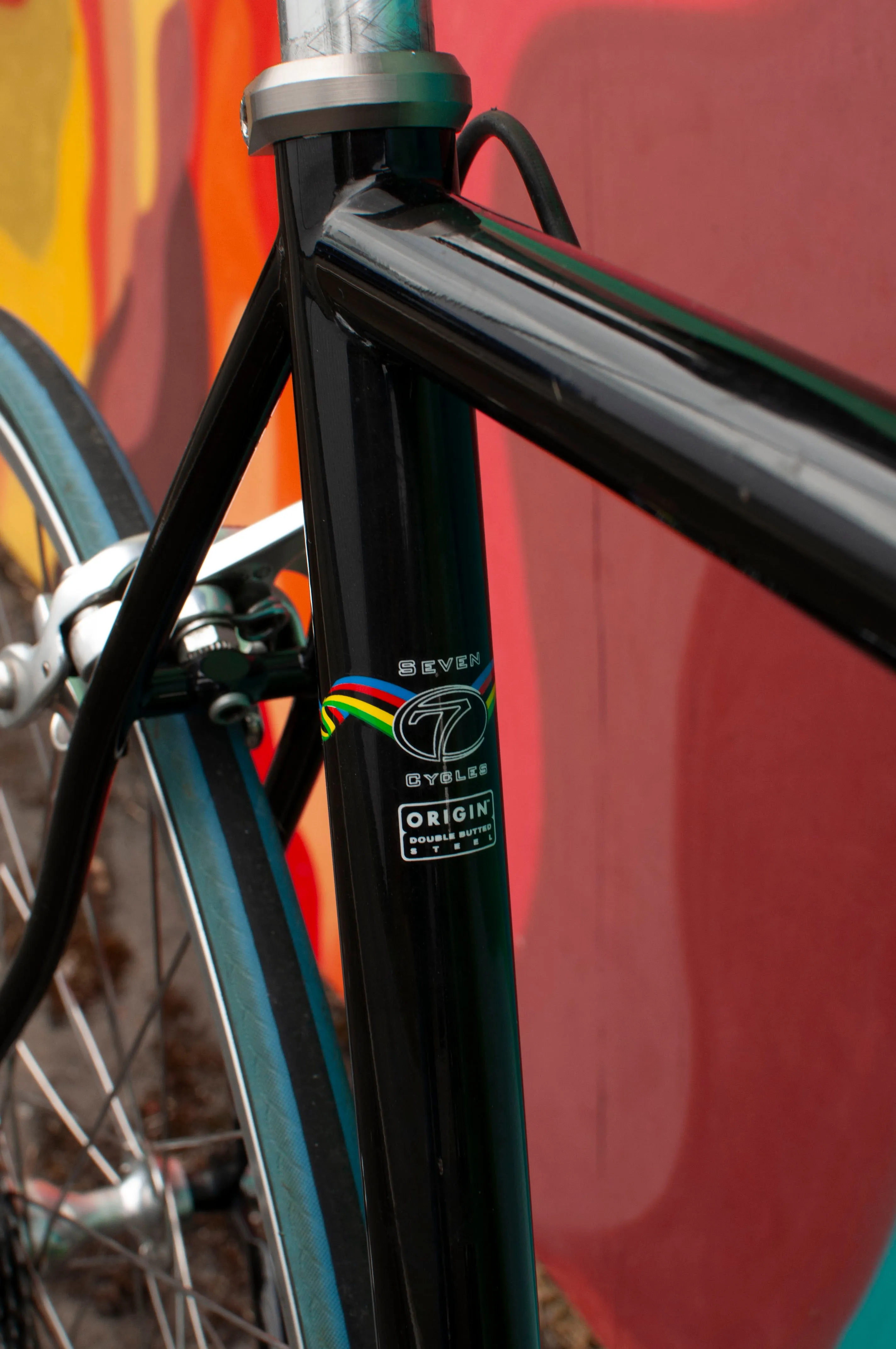 Seven Axiom 51cm Steel Road Bike, Black