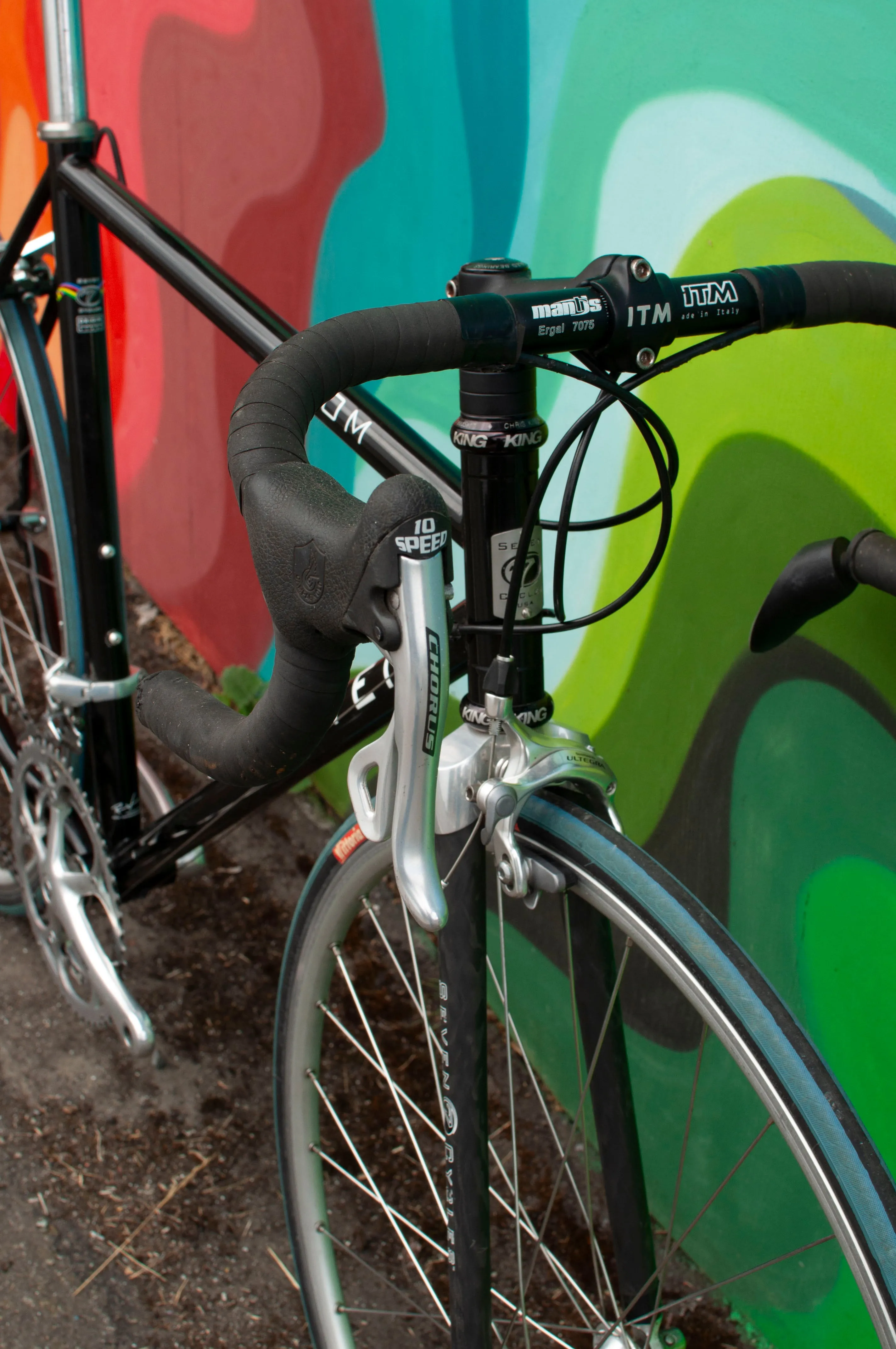 Seven Axiom 51cm Steel Road Bike, Black