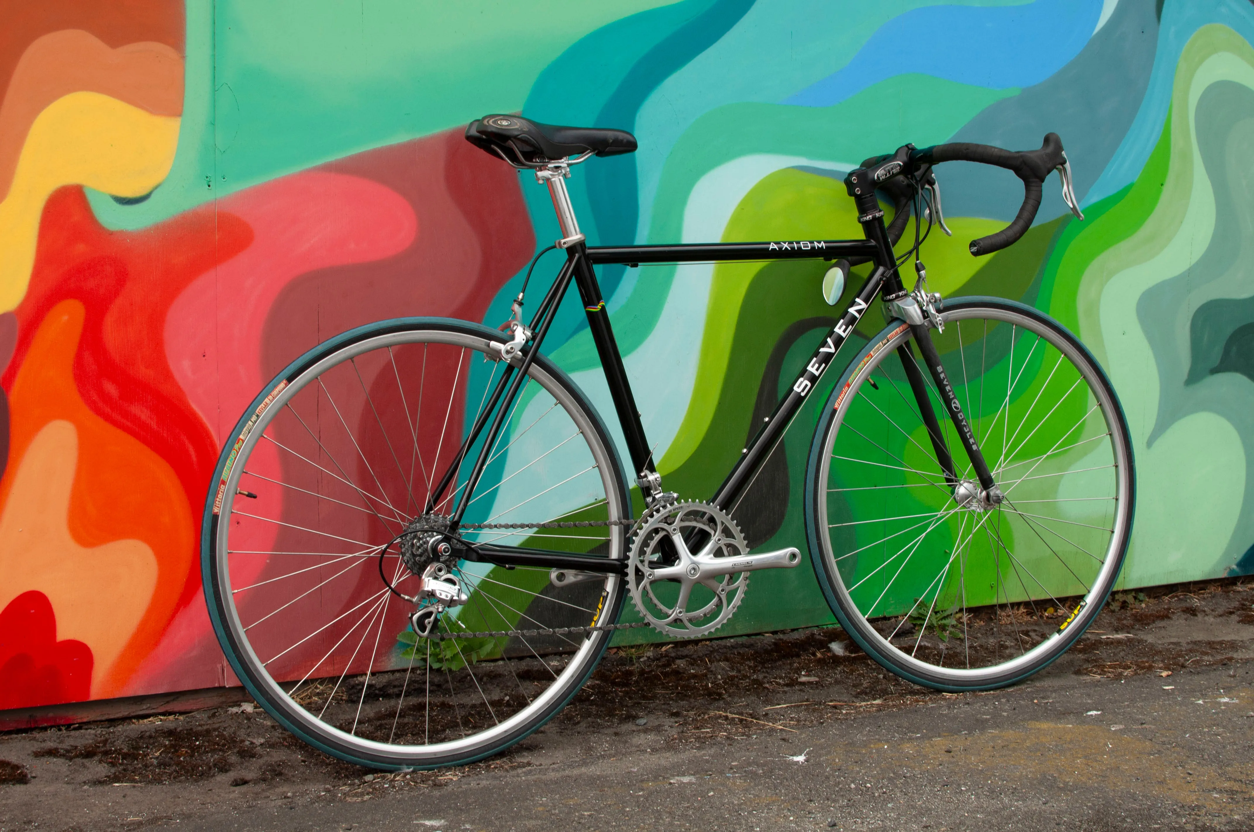Seven Axiom 51cm Steel Road Bike, Black