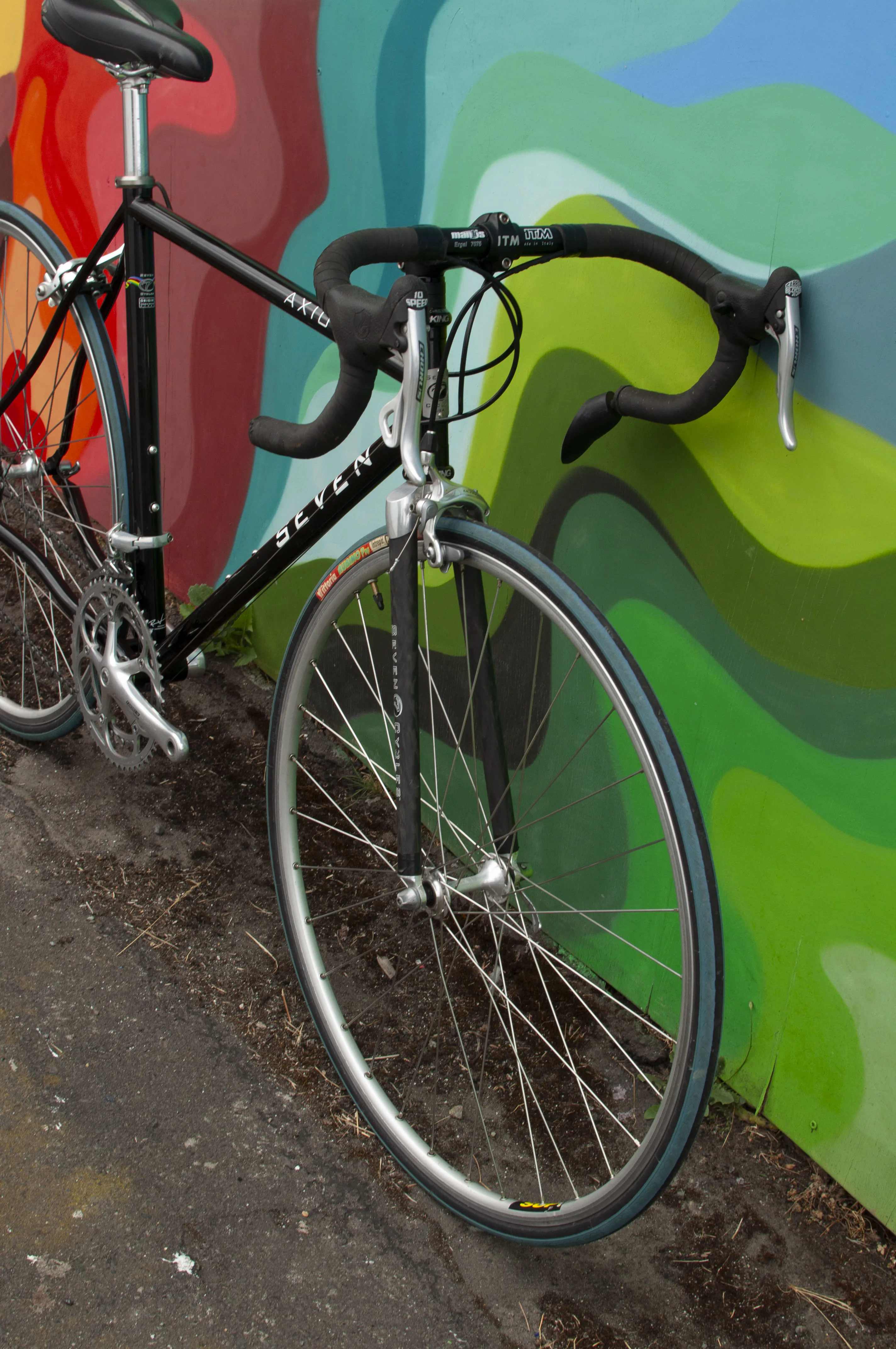 Seven Axiom 51cm Steel Road Bike, Black