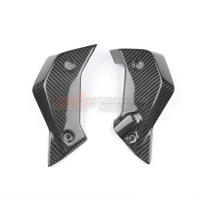 Side Radiator Cover Panel Trim Cowling For Bmw R1200r 2015-2018 Carbon Fiber 100% Twill