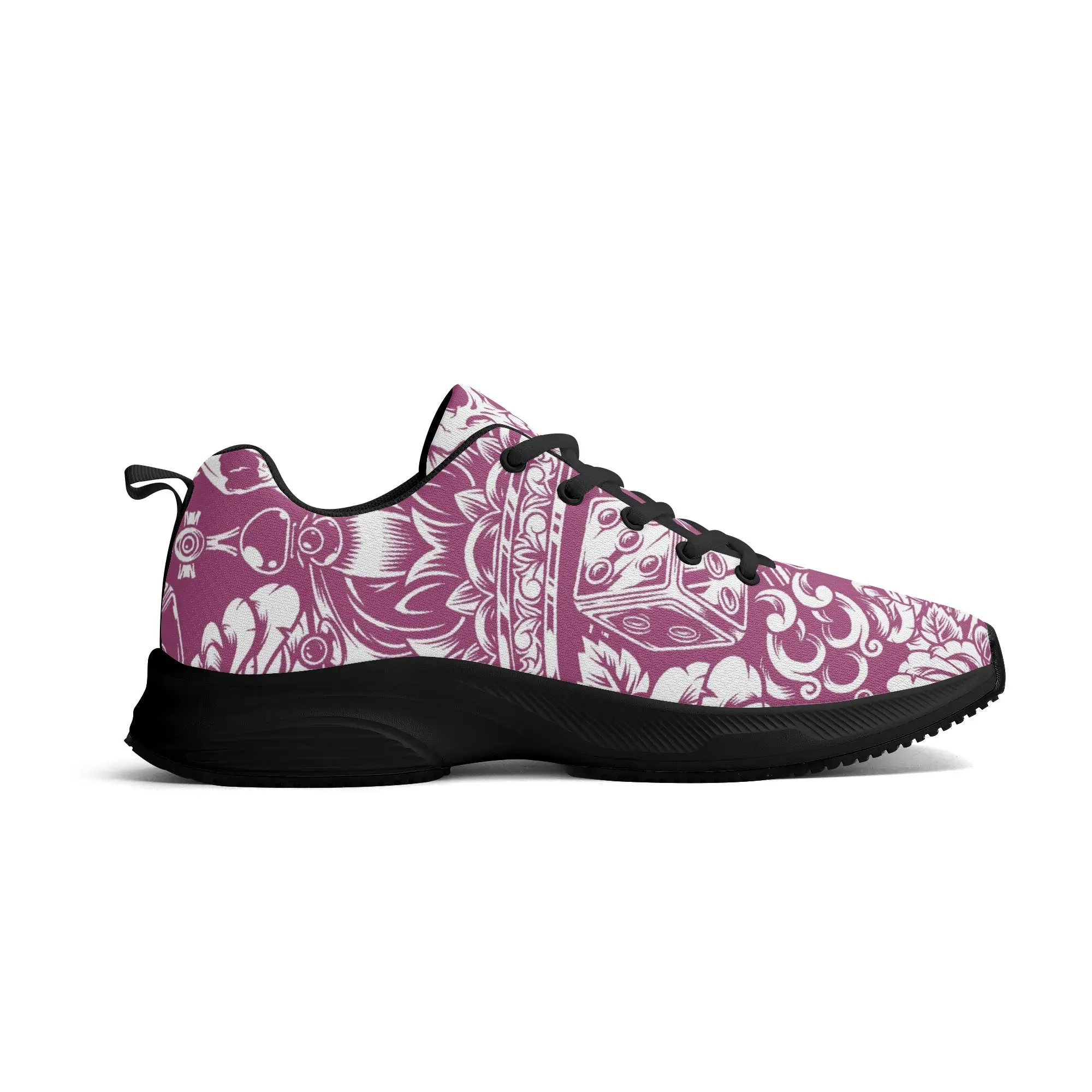 Skulls and Dice Tattoo Pattern Running Shoes
