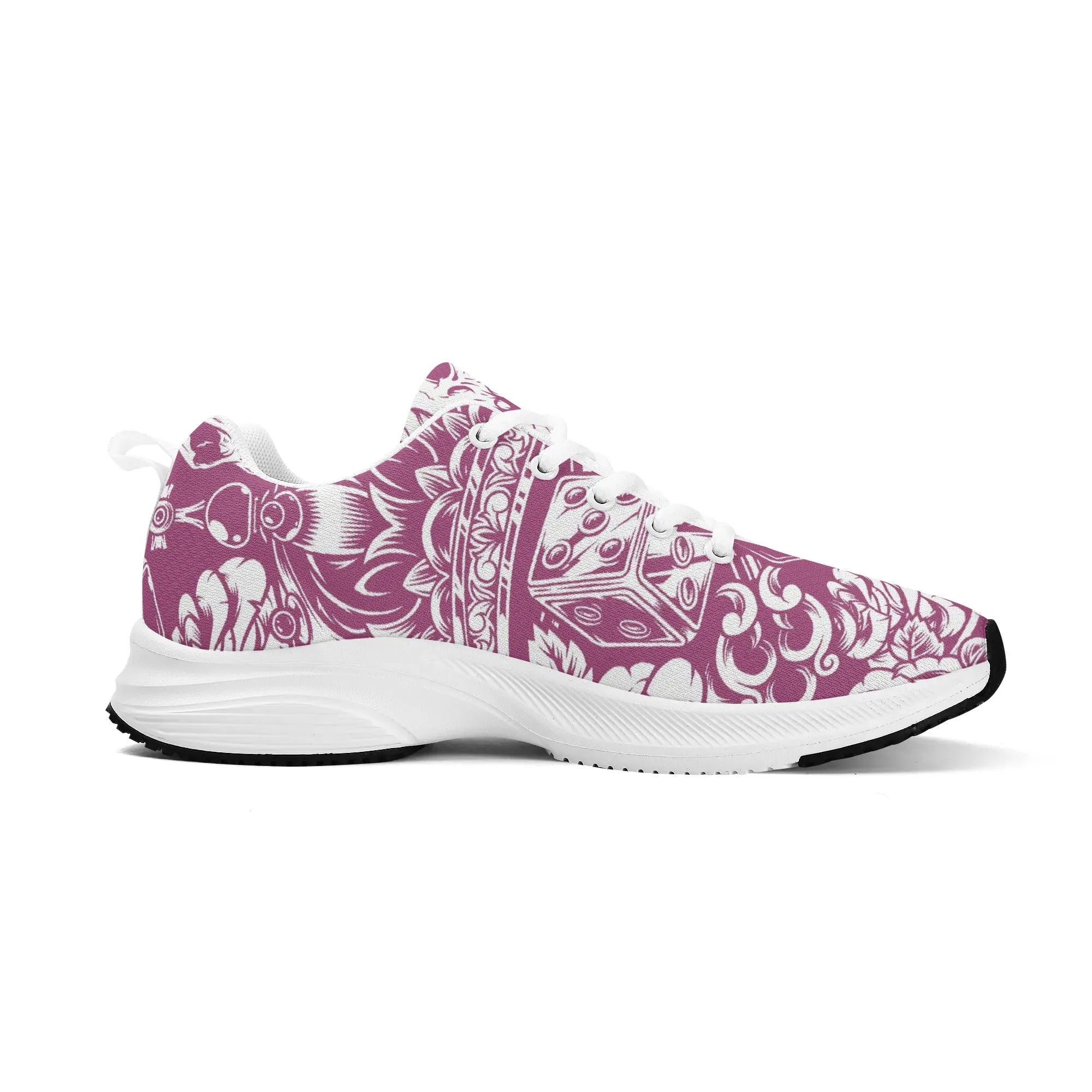 Skulls and Dice Tattoo Pattern Running Shoes